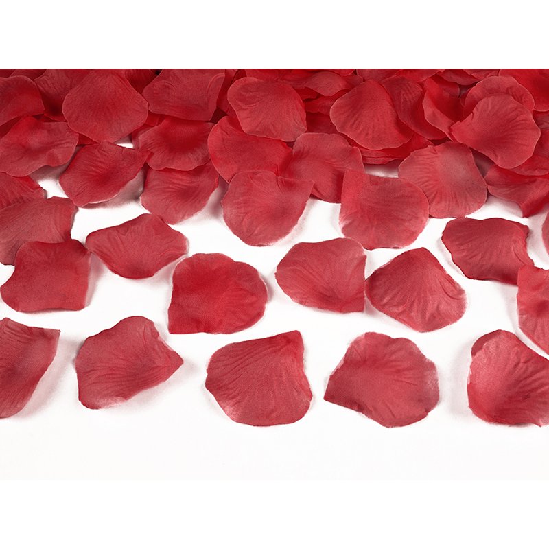 500PC RED ROSE PETALS