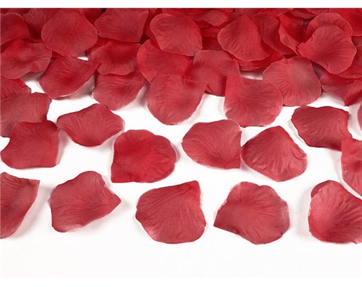 500PC RED ROSE PETALS