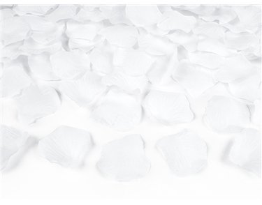500PC WHITE ROSE PETALS