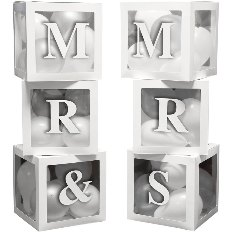 MR & MRS BALLOON BOXES