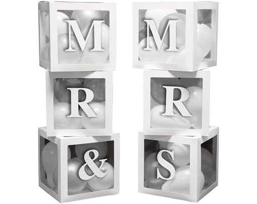 MR & MRS BALLOON BOXES