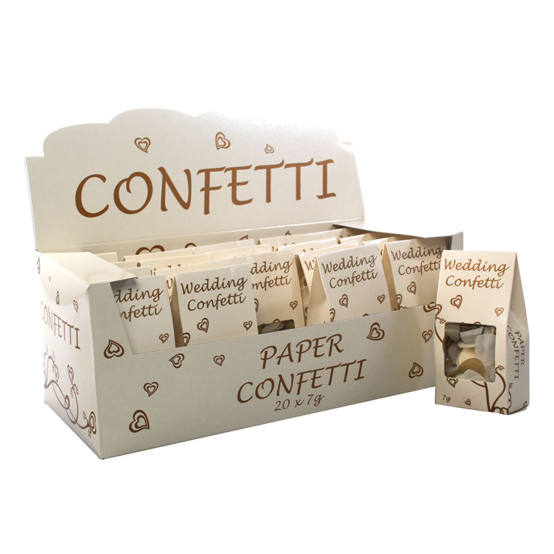 GOLD & IVORY PAPER CONFETTI 20S