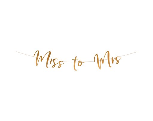 ROSE GOLD MISS TO MRS BANNER