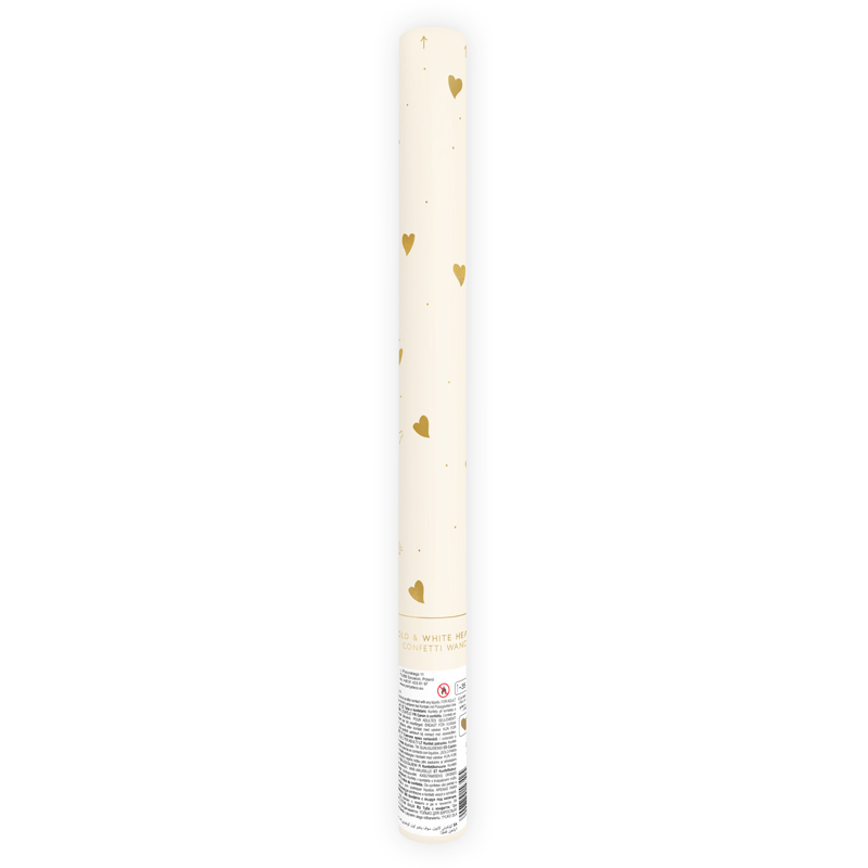 35cm HAND THROW CONFETTI WITH HEARTS 24S