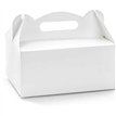 10PK WHITE DECORATIVE WEDDING CAKE BOXES