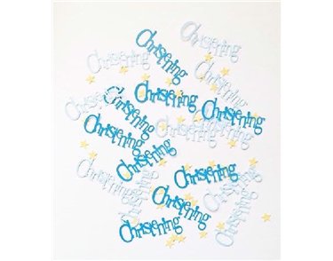5OZ BLUE CHRISTENING CONFETTI
