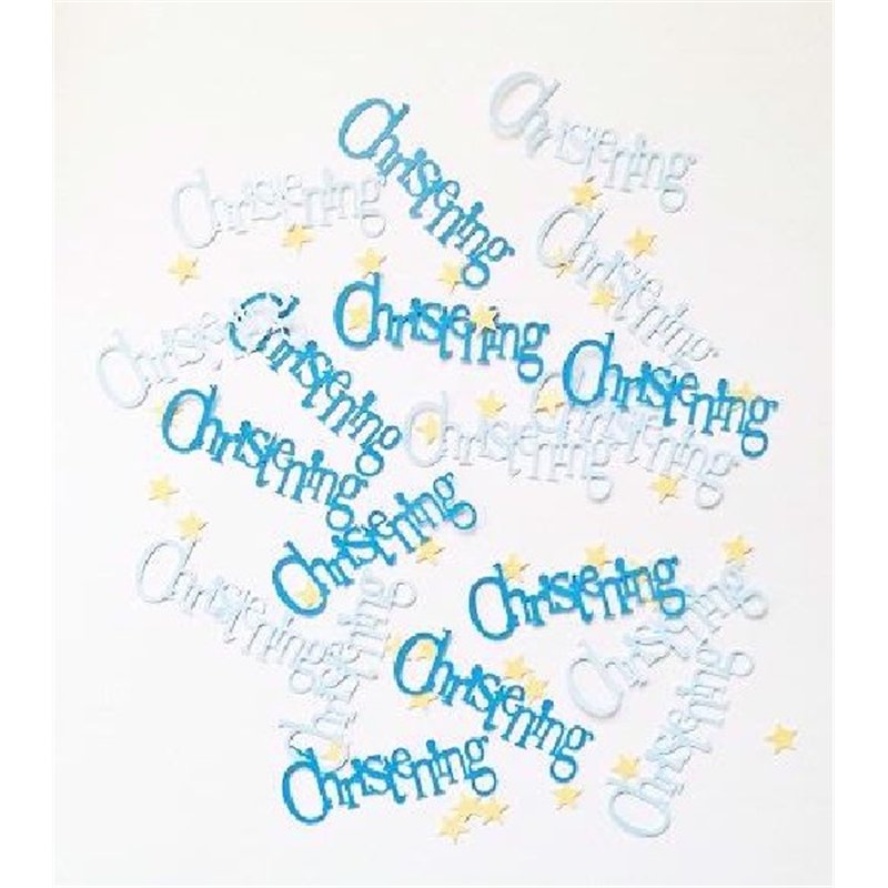 5OZ BLUE CHRISTENING CONFETTI