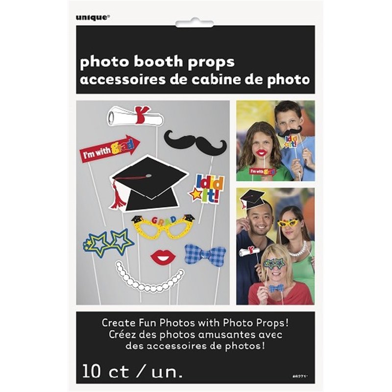 10PC GRADUATION PHOTO PROPS