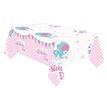 CHRISTENING PINK TABLECOVER
