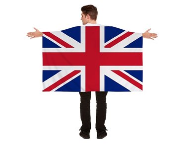 5X3FT UNION JACK WEARABLE FLAG