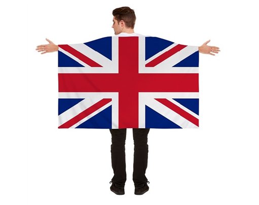 5X3FT UNION JACK WEARABLE FLAG