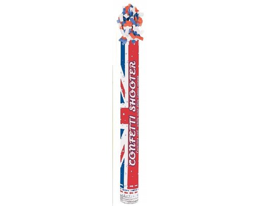 50CM UNION JACK PAPER CONFETTI SHOOTER  12S