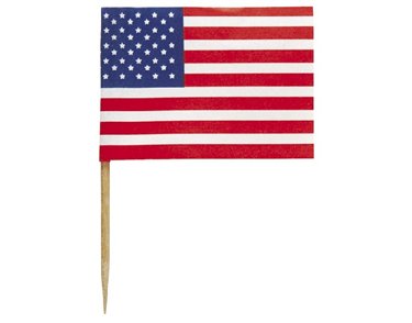 (30) US FLAG PICKS
