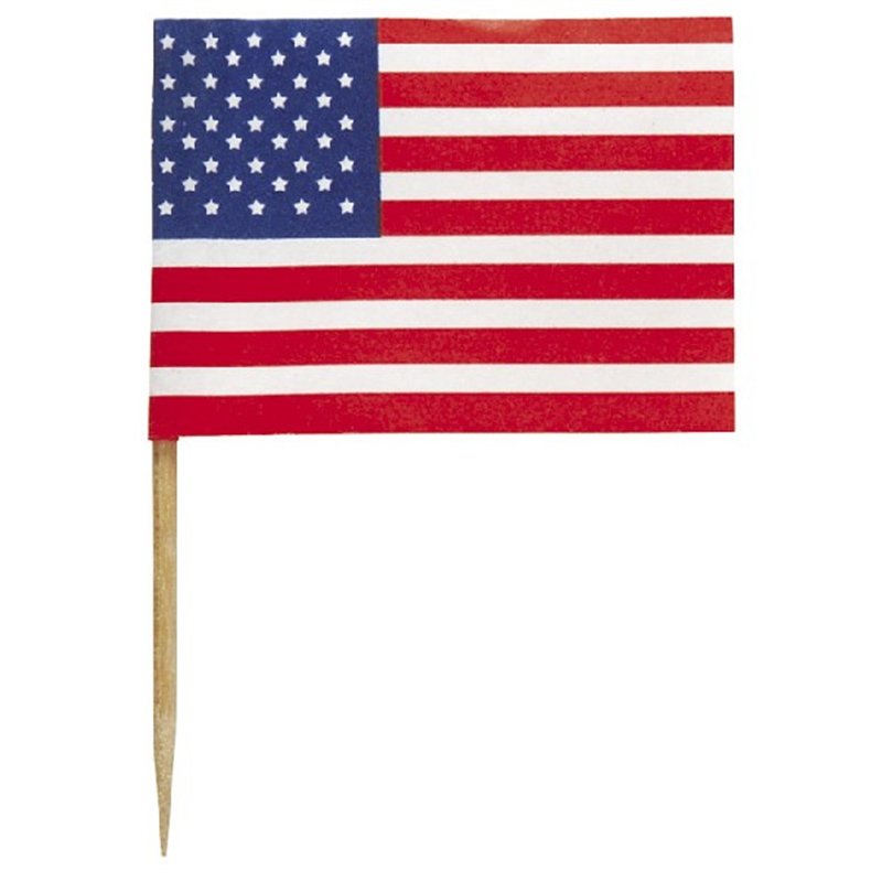 (30) US FLAG PICKS
