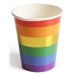 10PK RAINBOW GOLD FOIL CUPS