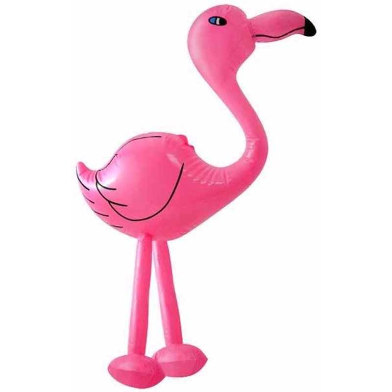 64CM PINK INFLATABLE FLAMINGO