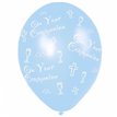 (6) COMMUNION BLUE LATEX BALLOONS