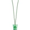 ST PATS DAY SHOT GLASS W/NECKLACE