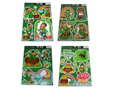 4ASST ST.PATS DAY STICKERS