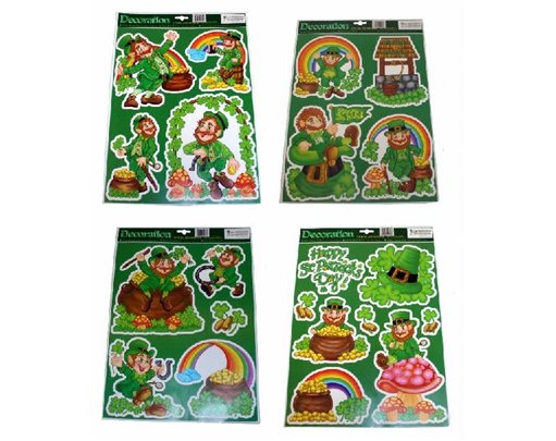 4ASST ST.PATS DAY STICKERS