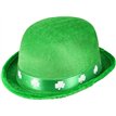 FELT BOWLER HAT IRISH W/SHAMROCK