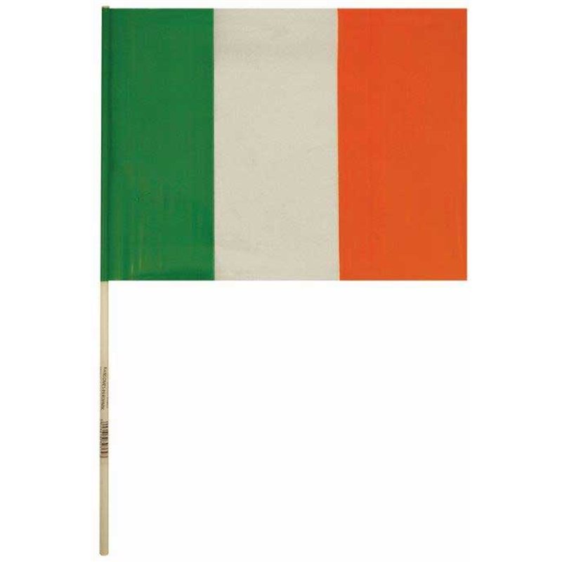 40CM STICK EIRE PVC HAND FLAG  50S