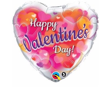 VALENTINES HEARTS AGLOW 18IN FOIL