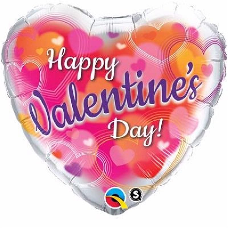 VALENTINES HEARTS AGLOW 18IN FOIL