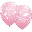 (25) PINK COMMUNION SYMBOLS 11IN BALLOONS