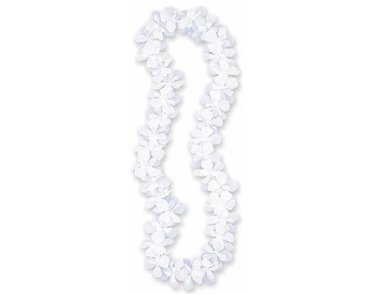 40IN WHITE FLOWER LEI
