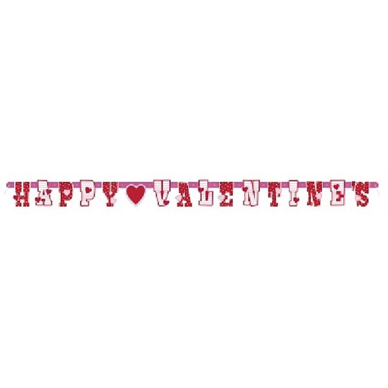 HAPPY VALENTINES JOINTED BANNER