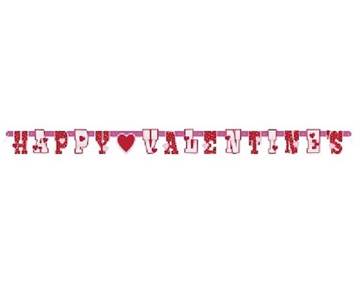 HAPPY VALENTINES JOINTED BANNER