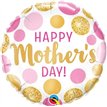 MOTHERS DAY PINK & GOLD 18IN FOIL BALLOON