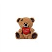 8IN BROWN BEAR WITH I LOVE YOU HEART