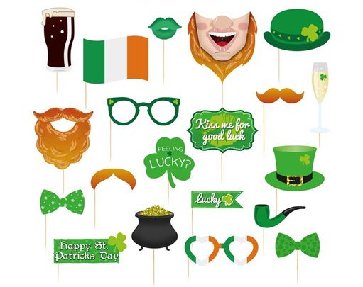 IRISH ASSTD PHOTO PROPS