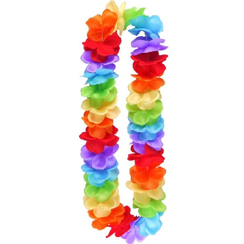 100CM PETAL RAINBOW LEI