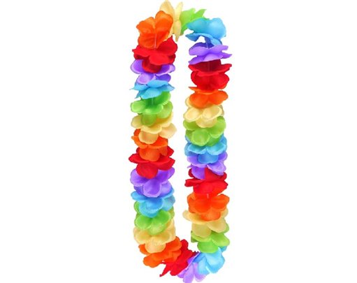 100CM PETAL RAINBOW LEI