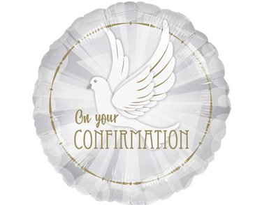 18IN CONFIRMATION FOIL BALLOON