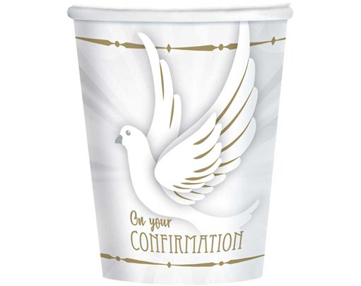 (8) 250ML CONFIRMATION CUPS