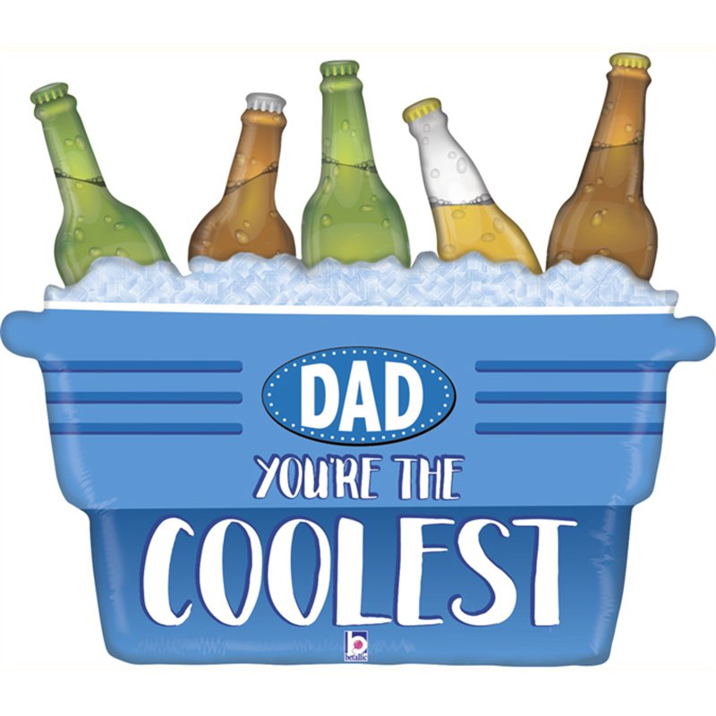33in COOLEST DAD COOLER FOIL BALLOON