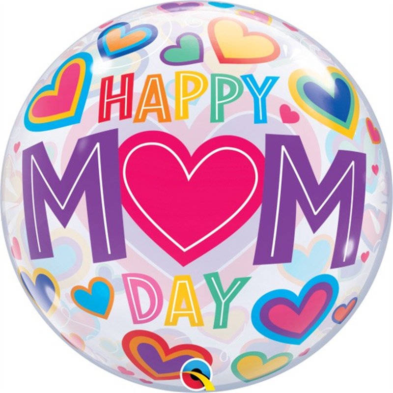 22IN M(HEART)M DAY BIG HEARTS BUBBLE