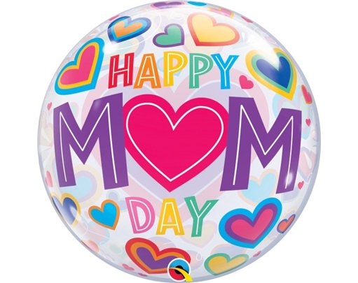 22IN M(HEART)M DAY BIG HEARTS BUBBLE
