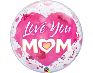 22IN LOVE YOU M(HEART)M PINK BUBBLE