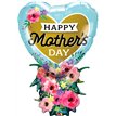 38IN MOTHERS DAY HEART BOUQUET FOIL