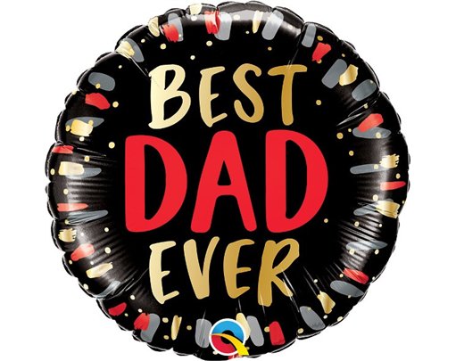 18IN BEST DAD EVER FOIL BALLOON