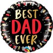 18IN BEST DAD EVER FOIL BALLOON