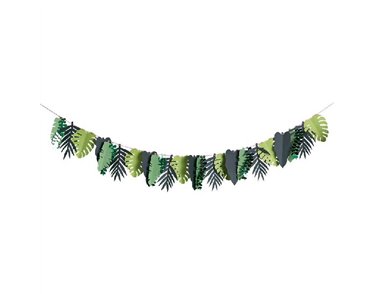 TROPICAL LEAF CARD GARLAND