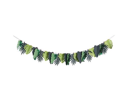 TROPICAL LEAF CARD GARLAND