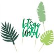 TROPICAL CARD CAKE TOPPER SET