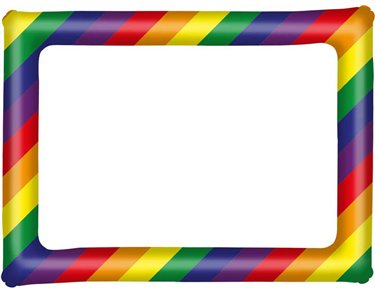 60x80cm INFLATABLE PRIDE FRAME
